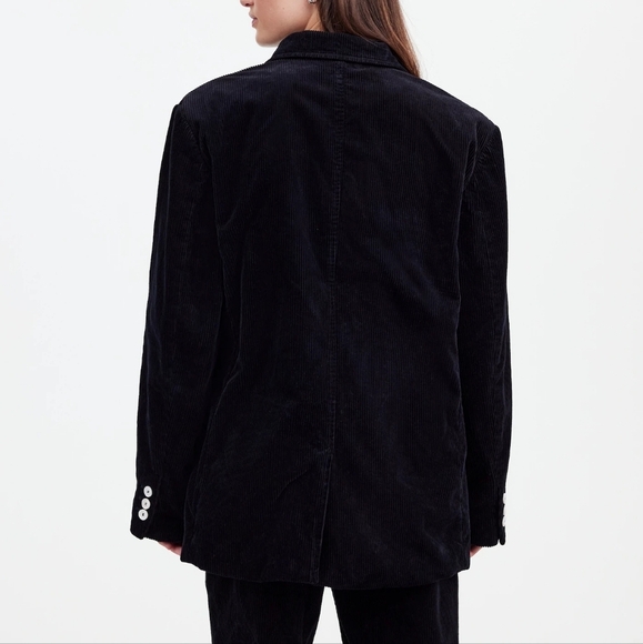 Alexa Chung for Madewell Double-Breasted Blazer in Corduroy size 8 NWT - Picture 3 of 11